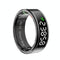 Smart Ring Heart Rate Blood Oxygen Sleep Sports Size 9 - Black