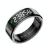 Smart Ring Heart Rate Blood Oxygen Sleep Sports Size 9 - Black
