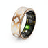 Smart Ring With Heart Rate Blood Oxygen Sleep Monitoring - Rose Gold Size 7