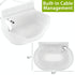 Desktop / Wall Bracket For Google Nest Audio - Jg02 - White