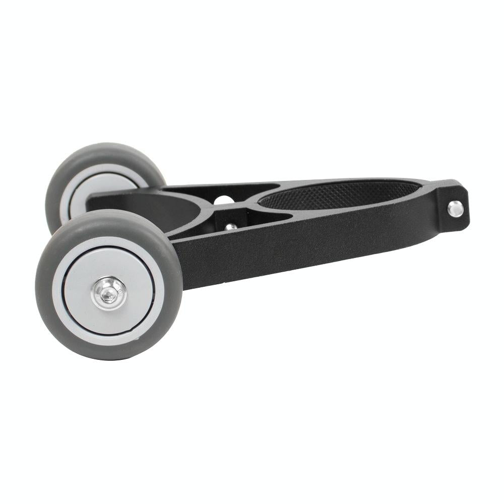 Foldable Auxiliary Wheel Bracket For Electric Scooters - Compatible With Xiaomi Ninebot And More - Black