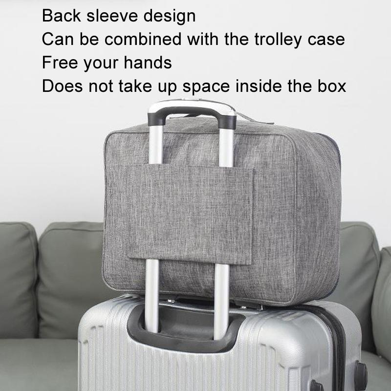 Large Capacity Cationic Trolley Suitcase For Trip Storage - Black