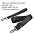 Waterproof Shoulder Crossbody Bag For Men Wear Resistant Design - Black