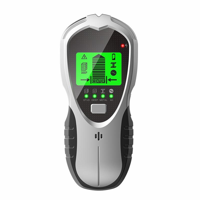 4-in-1 Multifunctional Digital Wall Detector - Silver / Black