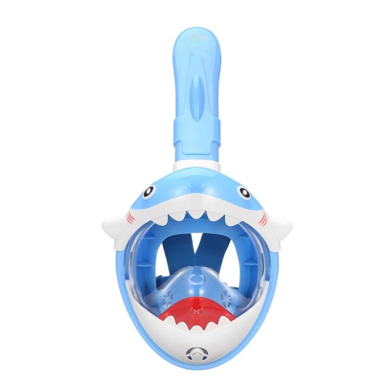 Full Dry Cartoon Kids Diving Mask For Snorkeling - Dinosaur