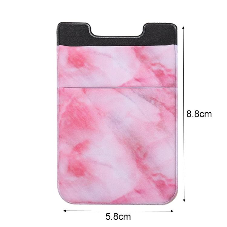 Marble Road Stretch Phone Card Holder Sticky Clip - Purple