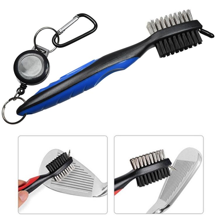 Complete Golf Club Cleaning Brush Set - Ball Slot - Blue