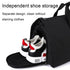 Shoe Compartment Travel Suit Bag - Compact & Organized - Light Grey