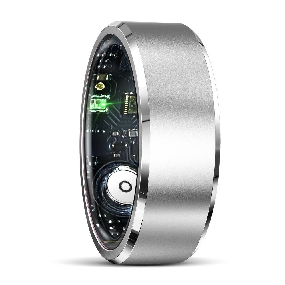 Smart Ring For Health Monitoring & Multiple Sports Modes - Size 11 - Silver