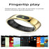 Smart Ring Heart Rate Blood Oxygen Sleep Sports Size 11 - Black