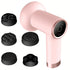 5-Head Handheld Massage Gun For Fat Pushing - Pink