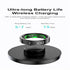 Smart Ring Heart Rate Blood Oxygen Sleep Sports Size 13 - Black