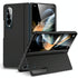 Foldable Phone Case with Holder for Samsung Galaxy z Fold 4 - Full Coverage - Black