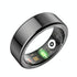 Smart Ring With Heart Rate Blood Oxygen Sleep Monitoring & Sports Modes - Size 8 - Black