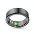 Smart Ring With Heart Rate Blood Oxygen Sleep Monitoring & Sports Modes - Size 8 - Black