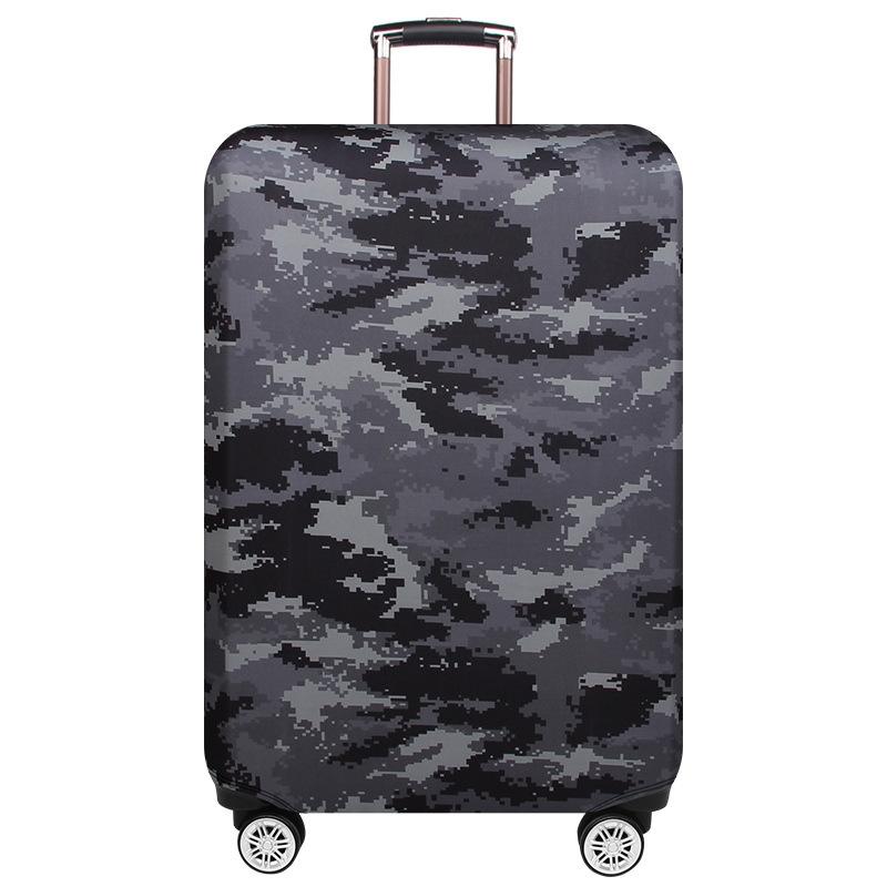 Protective Dustproof Cover For Travel Trolley Suitcase - Medium Size - Camouflage 1