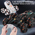 360-degree Swing Arm Rc Car - Double Control 2.4g Multifunctional Five-wheeled - Black