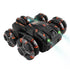 360-degree Swing Arm Rc Car - Double Control 2.4g Multifunctional Five-wheeled - Black