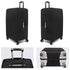 Stretch Luggage Protective Cover - Durable & Dust-Proof - Size L - Wine Red