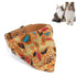 Pet Bib Cat Headband Dog Saliva Towel Size M - Blue