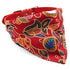 Pet Bib Cat Headband Dog Saliva Towel Size M - Blue