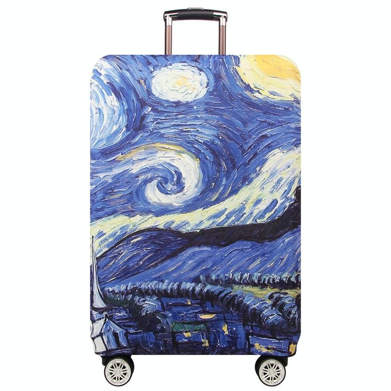 Wear-resistant Dust-proof Luggage Compartment Protective Cover - Size L - Starry Sky