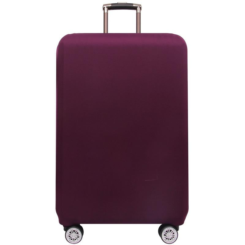 Xl Thickened Stretch Luggage Cover - Dust-Proof & Wear-Resistant - Wine Red