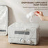 10-pack Disposable Dust Covers for Electric Cooker and Oven - 120x120cm White - 90X120Cm