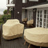 Waterproof Bbq Cover With Sundry Bag - 183X66X130Cm Beige