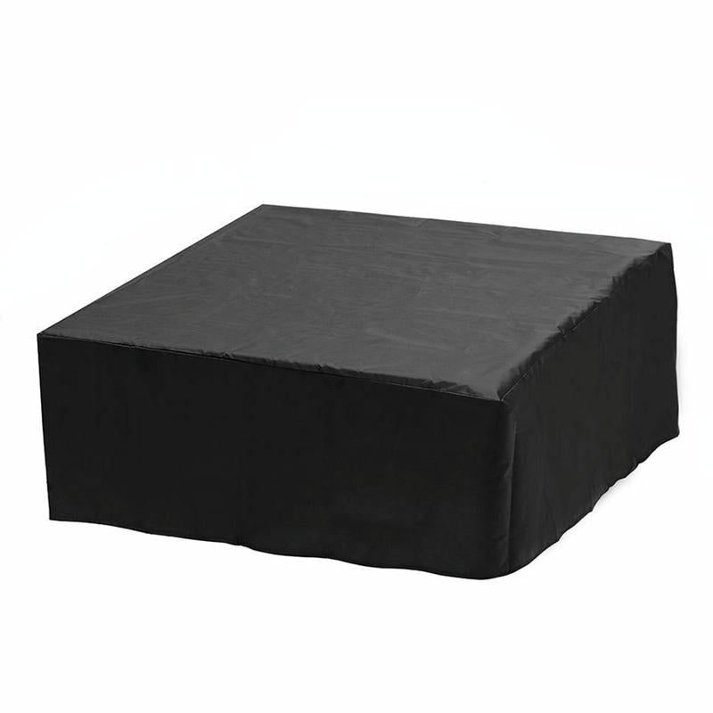 244X244X90Cm Waterproof & Dustproof Cover For Bathtub Swimming Pool Table & Chair - Protects From Falling Leaves - Black