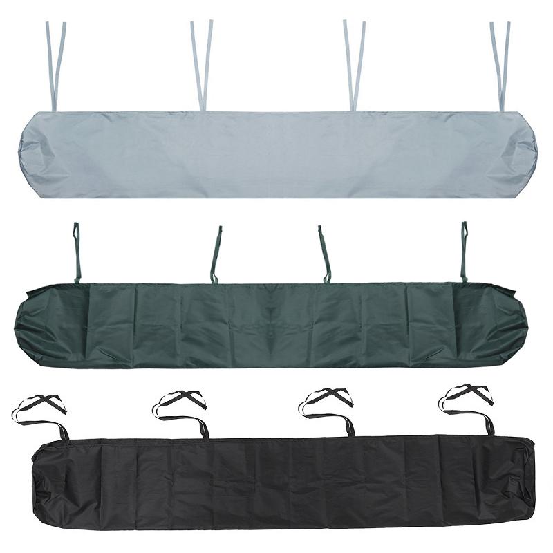 Waterproof Retractable Canopy for Outdoor Patio - 5m Size - Black