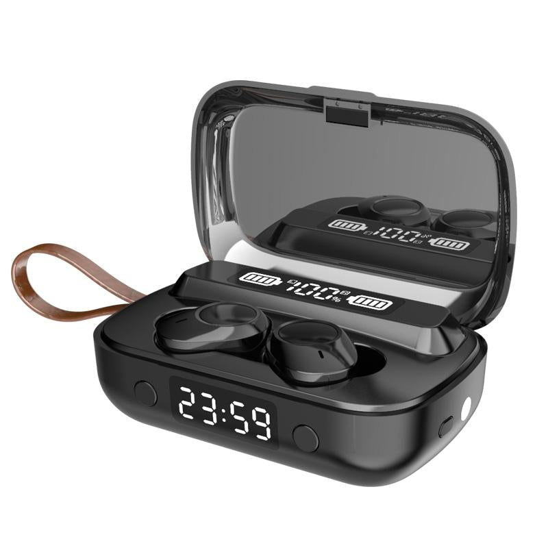 Touch Bluetooth Earphones with Dual Noise Cancellation and Charging Box