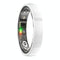 Smart Ring With Heart Rate Blood Oxygen Sleep & Sports Modes - Size 9 - White