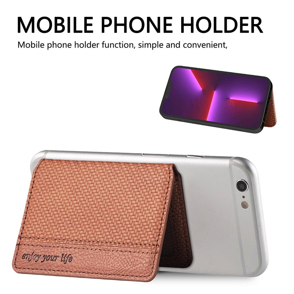 Universal Phone Card Holder With Bracket Multifunctional - Blue