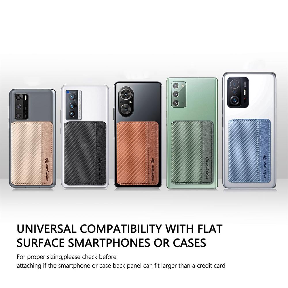 Universal Phone Card Holder With Bracket Multifunctional - Blue