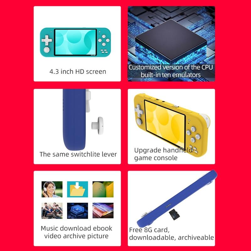Street Fighter Handheld Console - Nostalgic Gaming - Green