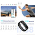 Waterproof Fitness Tracker Watch With Heart Rate Monitor - White