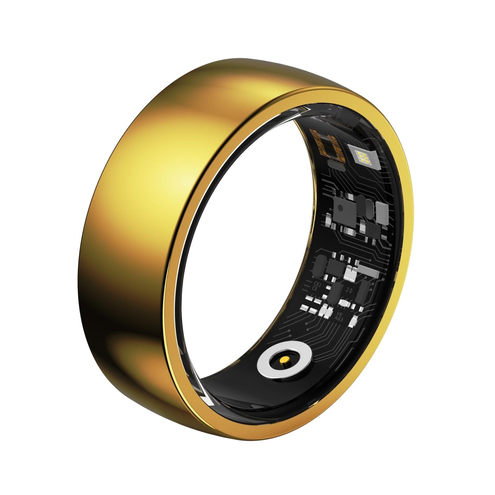 Smart Ring For Health Monitoring And Family Care - Size 18 - Gold