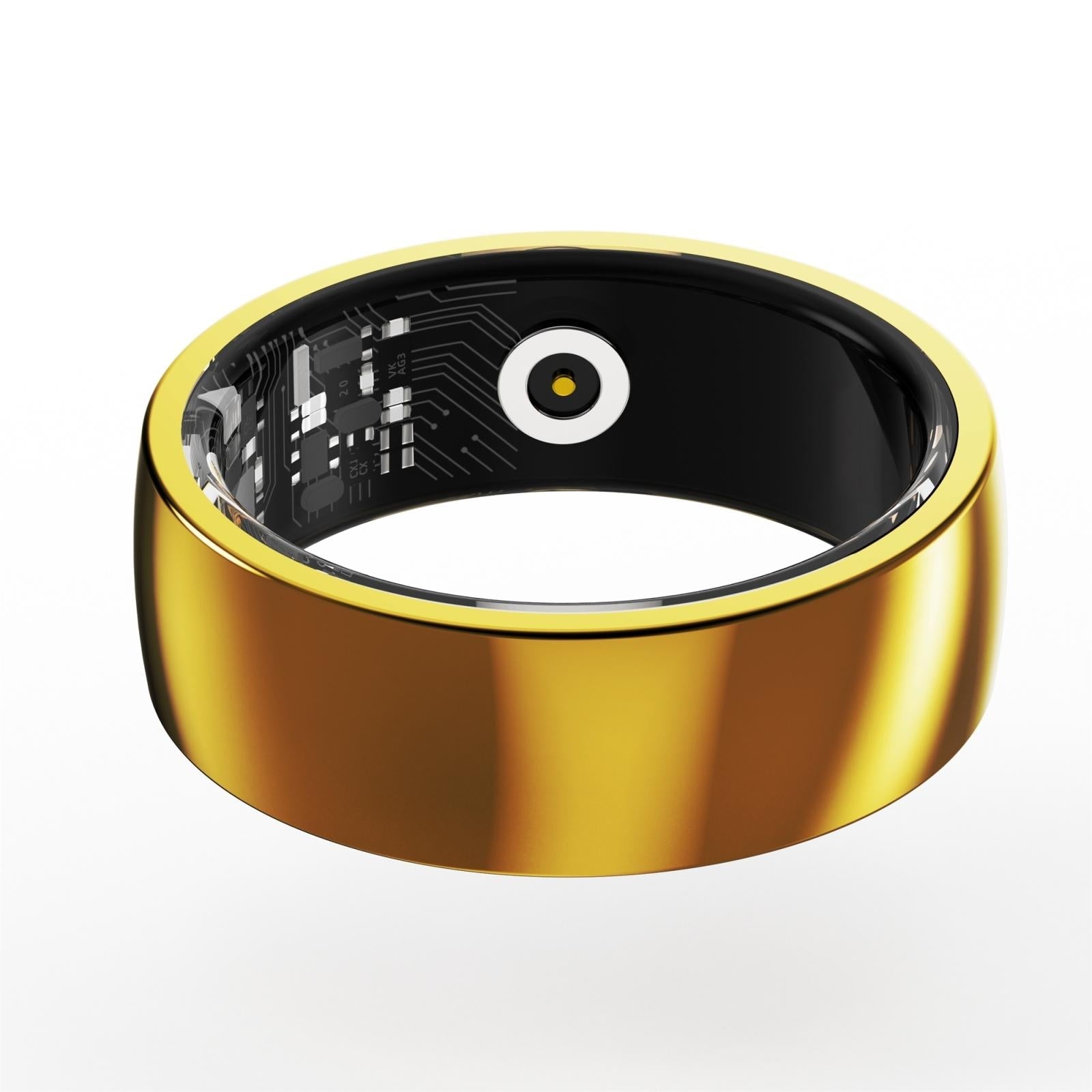 Smart Ring For Health Monitoring And Family Care - Size 18 - Gold