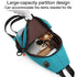 Outdoor Crossbody Bag Earphone Hole - Dark Blue