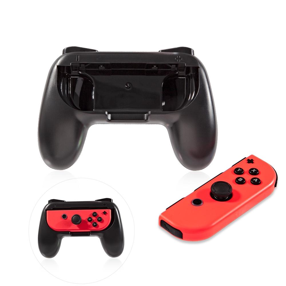 Improved Joy Con Grip for Nintendo Switch - Better Control - Black