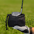 Black Portable Golf Ball Cleaning Bag - Waterproof & Removable
