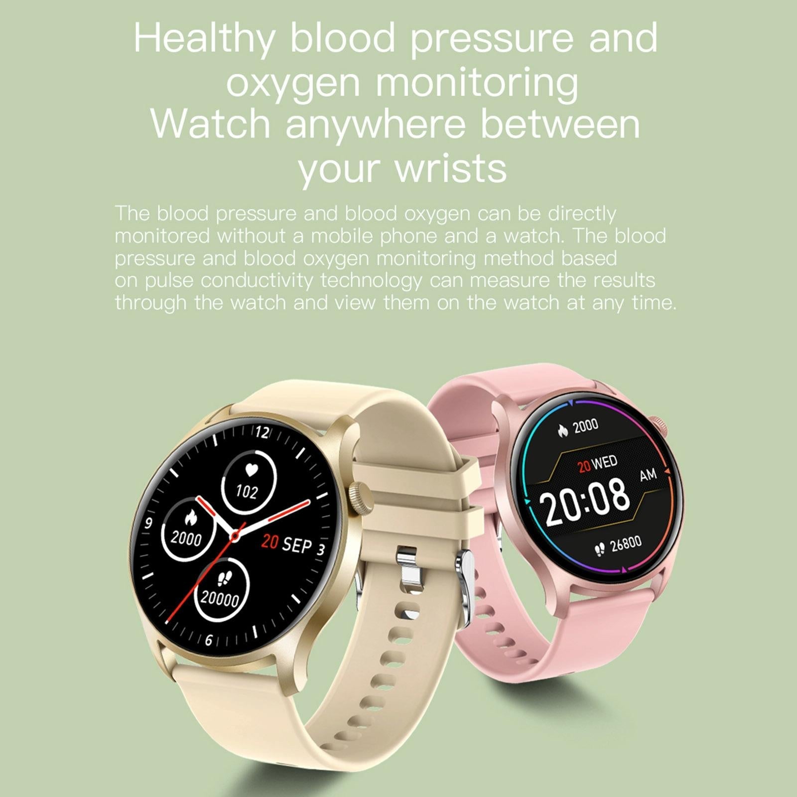 Smart Wristband With Sleep And Heart Monitoring - Orange