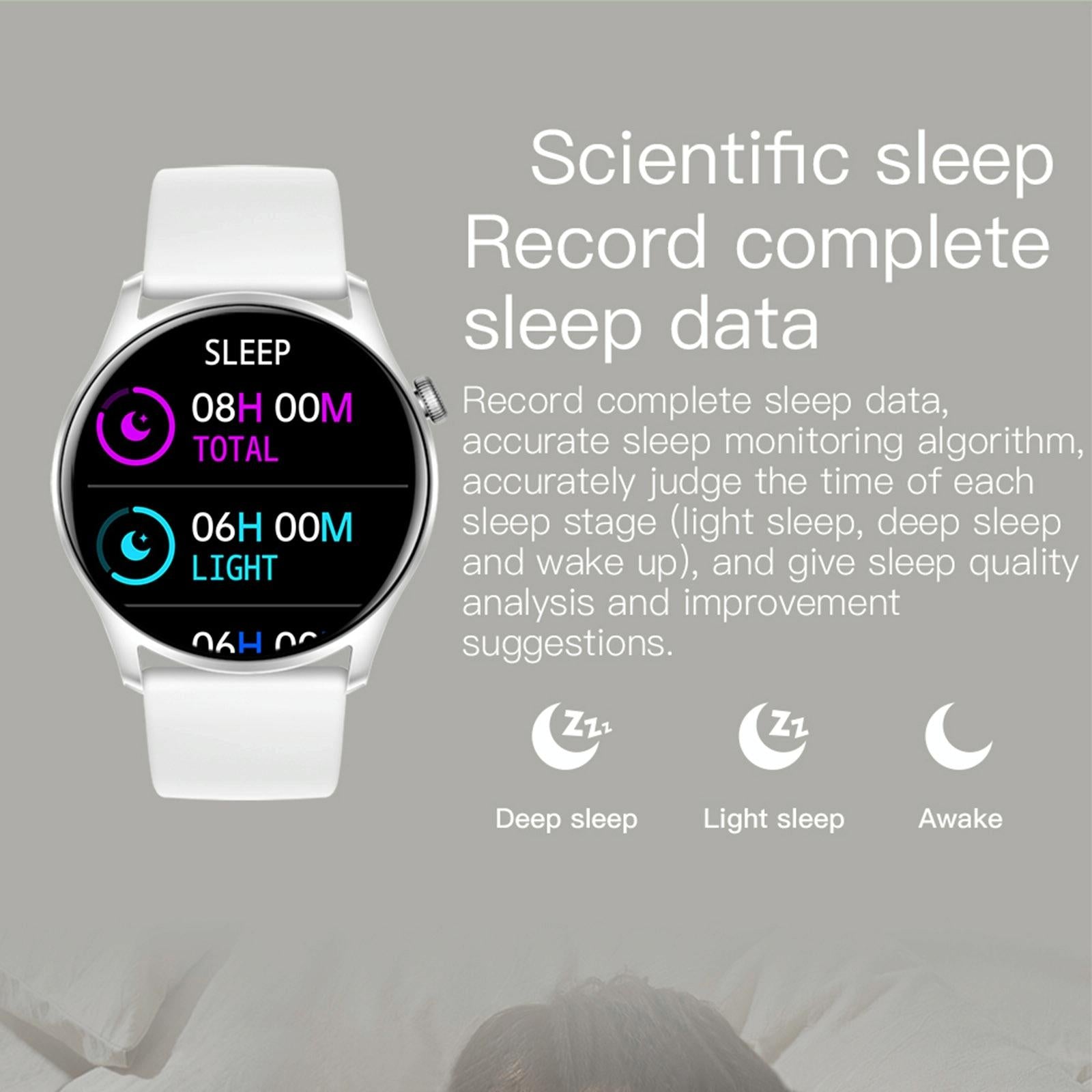 Smart Wristband With Sleep And Heart Monitoring - Orange