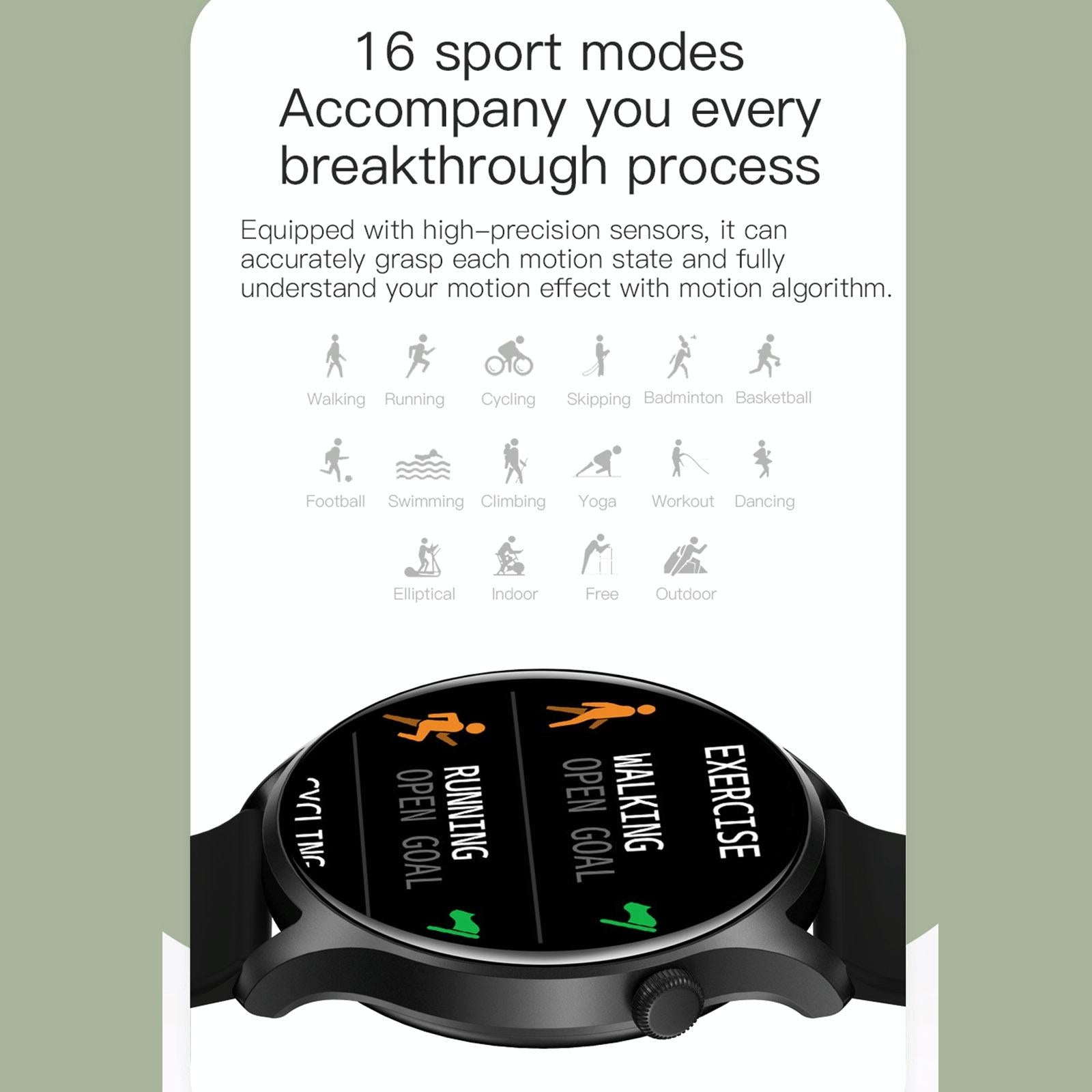 Smart Wristband With Sleep And Heart Monitoring - Orange