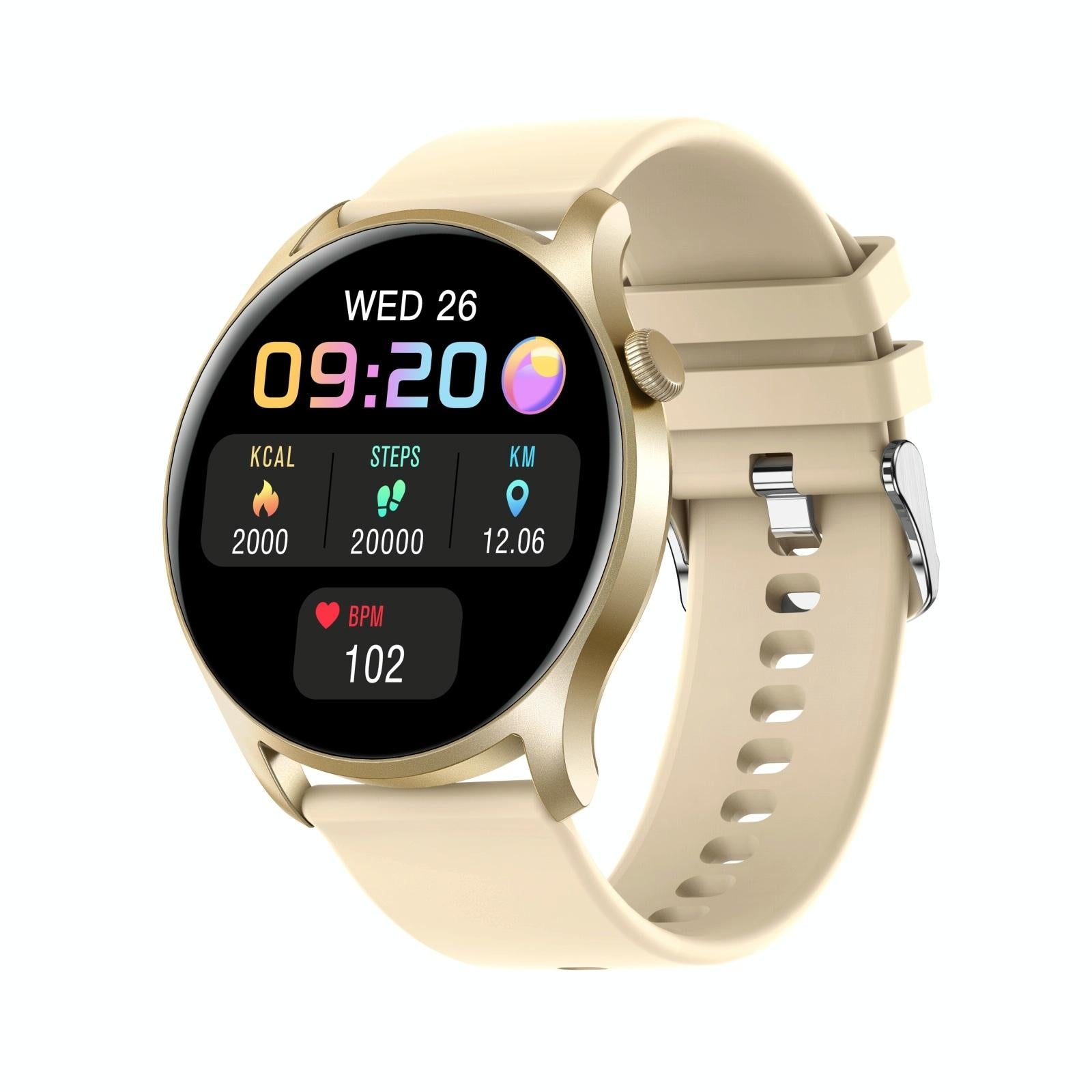 Smart Wristband With Sleep And Heart Monitoring - Orange