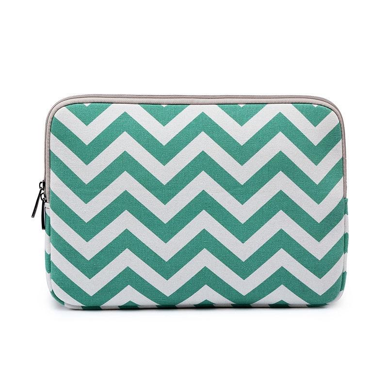10 Wavy Pattern Notebook Liner Bag - Wavy Design - Black