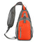 Waterproof Outdoor Sports Chest Bag Crossbody Single Shoulder Design - Orange