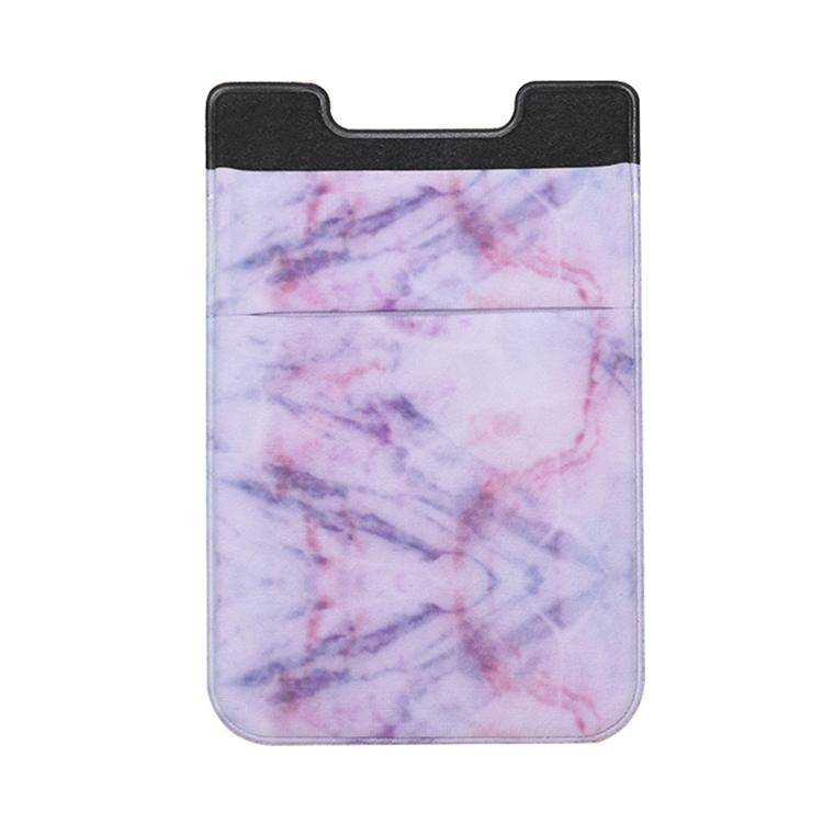 Marble Road Stretch Phone Card Holder Sticky Clip - White