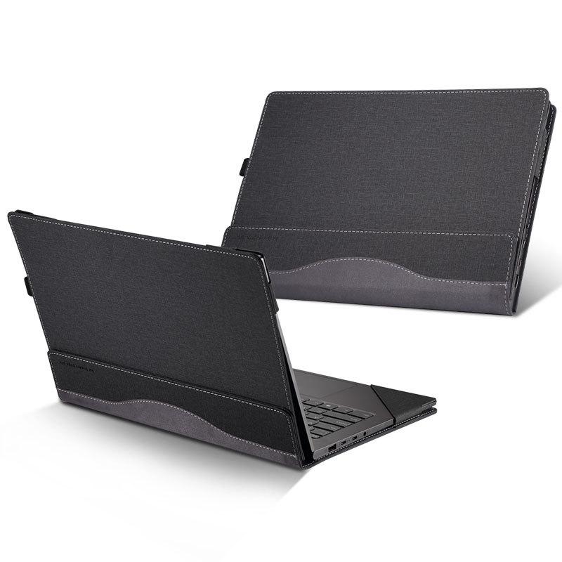 Protective Laptop Case for Hp Envy X360 15 Leather - Black